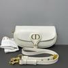 [Gebraucht] Bobby Logo Geprägt Einfarbige Goldene Schnalle Glattes Rindsleder Schultertasche Crossbody Tasche Mittel - Sehr Gut #W3CZSM