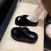 Stylish Thick Sole Plush Slippers For Women Summer Fashionable Casual Slide Sandals Comfortable And Non-slip Design