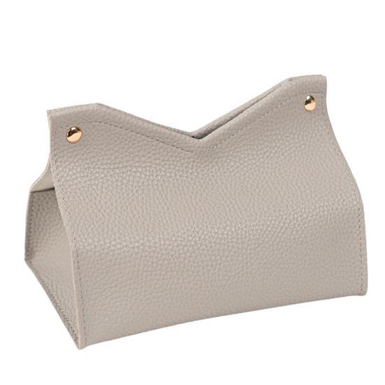 Tissue Box Easy Open Waterproof PVC Leather Design C