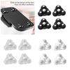 Pack Of 4 Nylon Not Drill Wheel Adhesive Furniture Base Casters with 360 Degree Rotates Designs Furniture Rollers Set