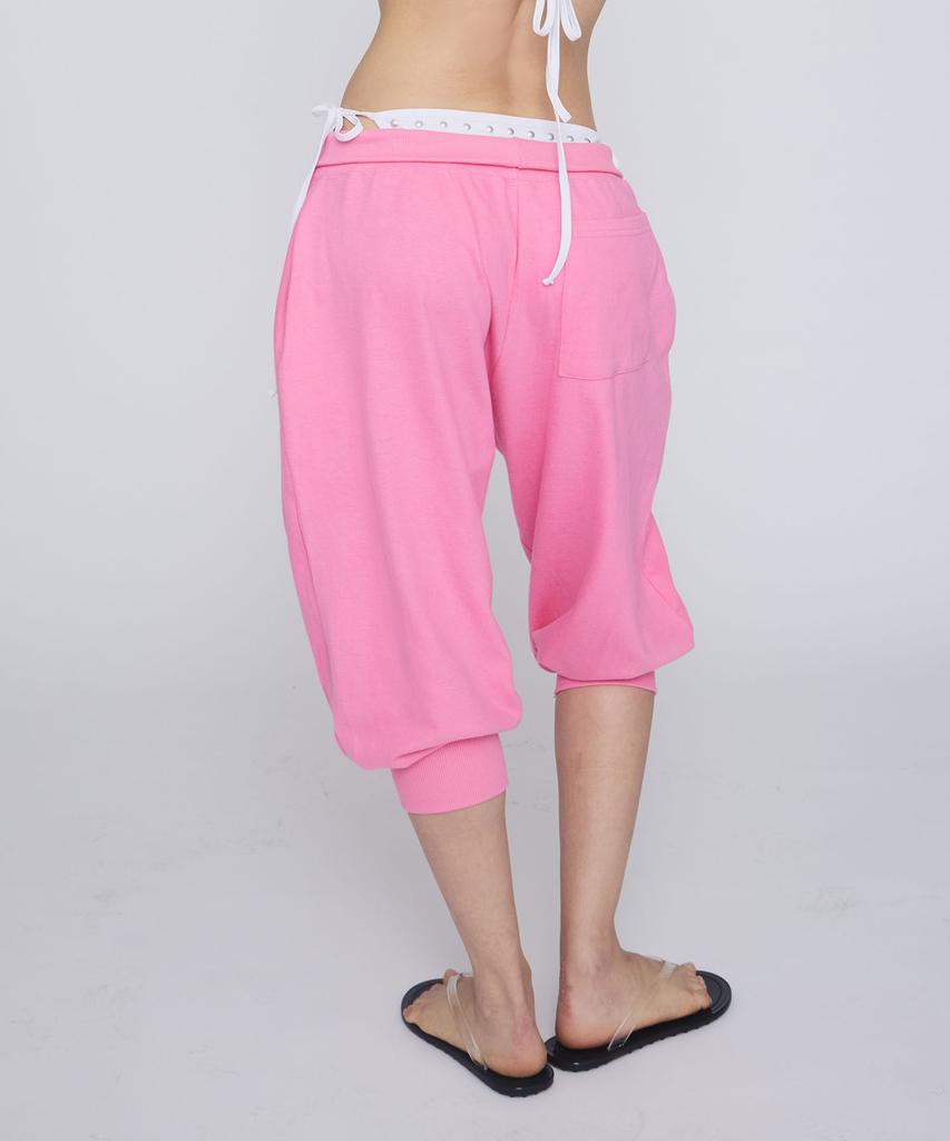 Gimeo Balloon Capri Pants Pink