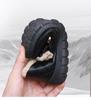 Women's Winter Non-Slip Velvet-Lined Leather Bean Cotton Shoes - Soft Sole, Waterproof, Warm, for Walking