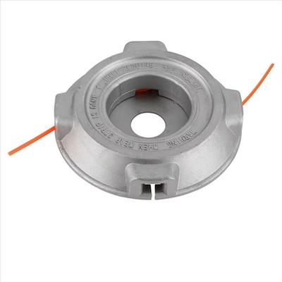 Aluminum Alloy Grass Trimmer Head Iron Disc Nylon Spool Brush Cutter Head Bump Feed No Need Disassemble Weeding Head