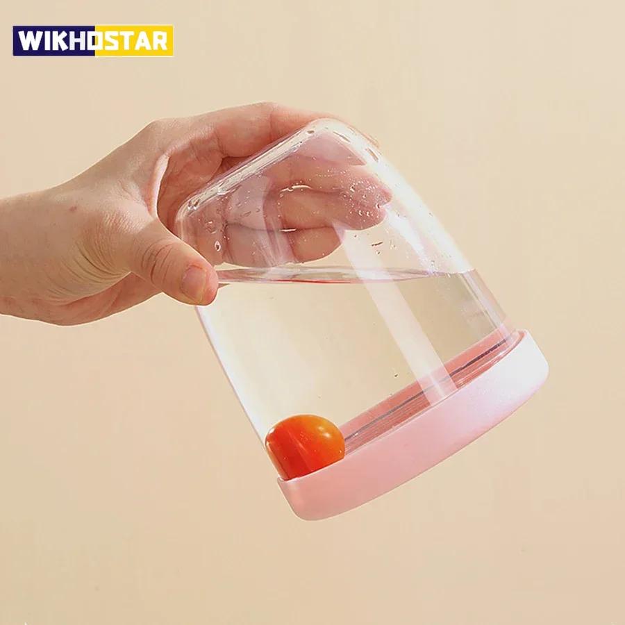 Doppelschichtiger Entwässerungs-Frühstückssalatbecher mit Gabel Multifunktionale Entwässerungsfunktion Mehrzweck Versiegelt Auslaufsicher