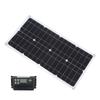 250W Monocrystalline Solar Panel Kit with 10A Charge Controller Dual USB Ports for RV Car Boat Battery Charging