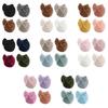4Pcs Cotton Bonnet Hat Newborns Bowknot Turban Hat Soft Breathable Baby Fetal Hat Brimless Hospital Cap Windproof