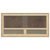 Terrarium - Exclusive House - Engineered Wood - 60 X 30 X 30 Cm - Anti-yellowing Glass