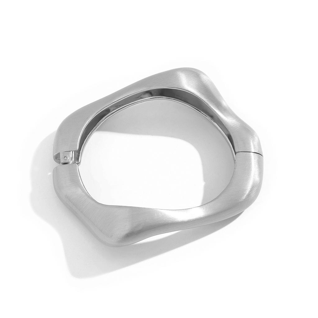 Ingemark Klassisch Vintage Matt Unregelmäßig Schwermetall Klobig Breit Manschette Armreifen Damen Punk Goldfarbe Frühling Armbänder Herren Schmuck