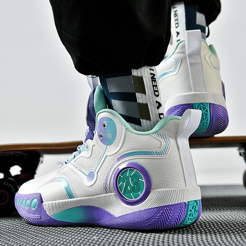 Mode Neue Basketballschuhe Herren Rutschfest Feld Fitnessstudio Männliche Basketballstiefel Training Bequem Athleten Damen Wasserdicht Tennis-Sneaker