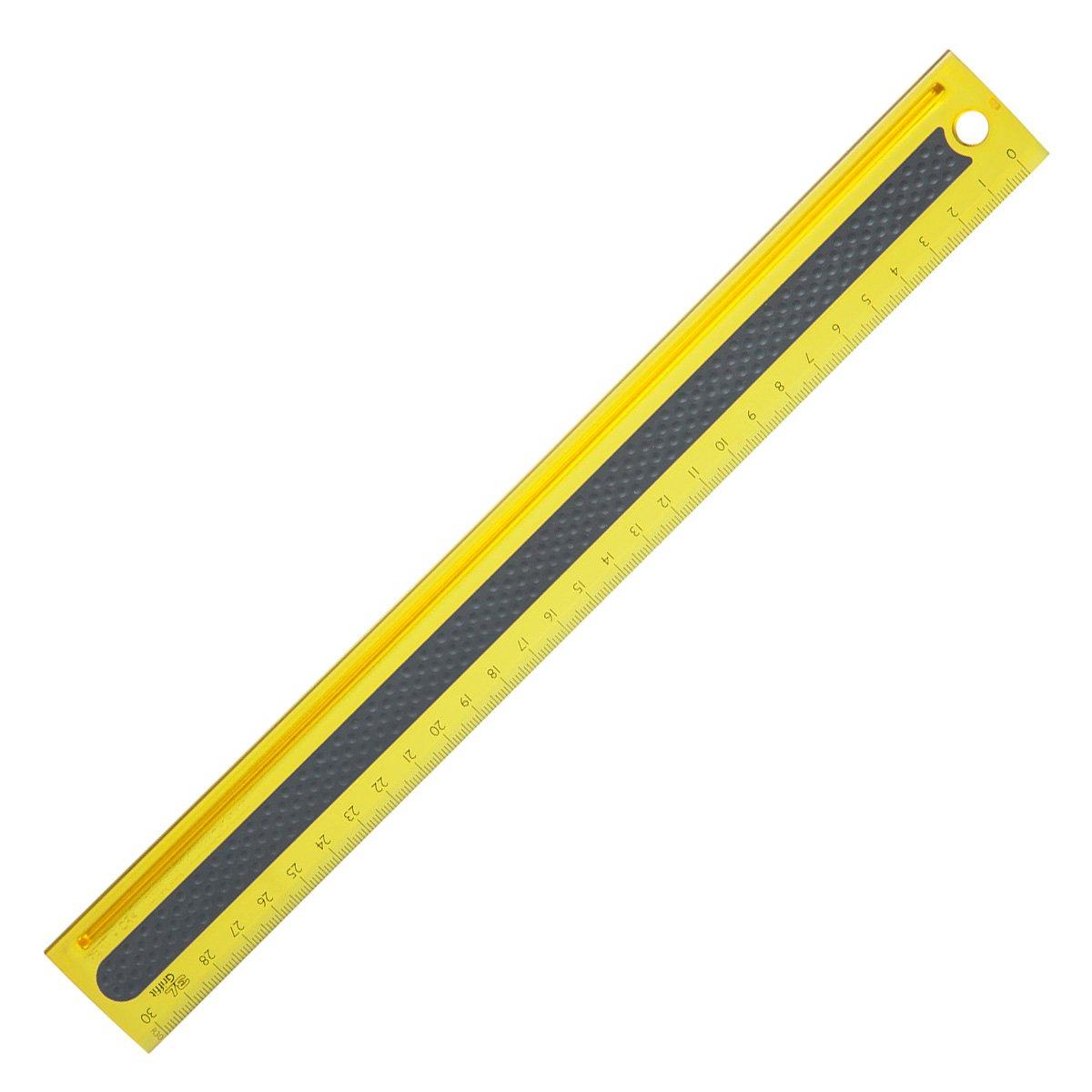 

Three L Ruler 30cm Yellow 11604