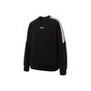 adidas Striped Crew Neck Comfortable Long Sleeve College Sweatshirt Men Sweatshirt Black KA2562