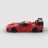 Technical MOC Speed Car Super Race Vehicle Rally Sports Model Building Block Racing Brick Creative Christmas Gift Toy City