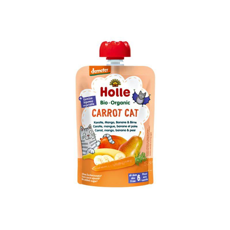 Holle Puree Pouch Carrot & Mango & Banana & Pear 100g