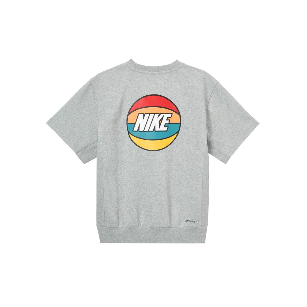 Nike Dri-FIT Standard Issue Logo Print Crew Neck Pullover Short Sleeve T-Shirt Men Tops Dark-Grey DX0328-063