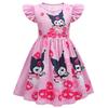Summer Cartoon Sanrio Kuromi Kuromi Cute Princess Dress Digital 3D Printed Kids Dress Dress