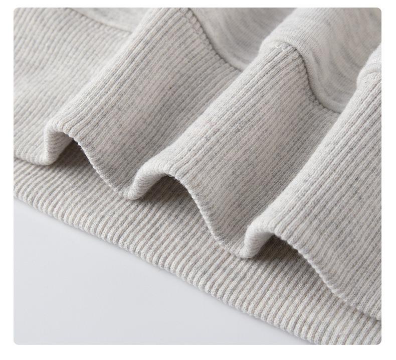 Ciężki koreański sweter z kapturem o luźnym kroju na jesień/zimę 320g