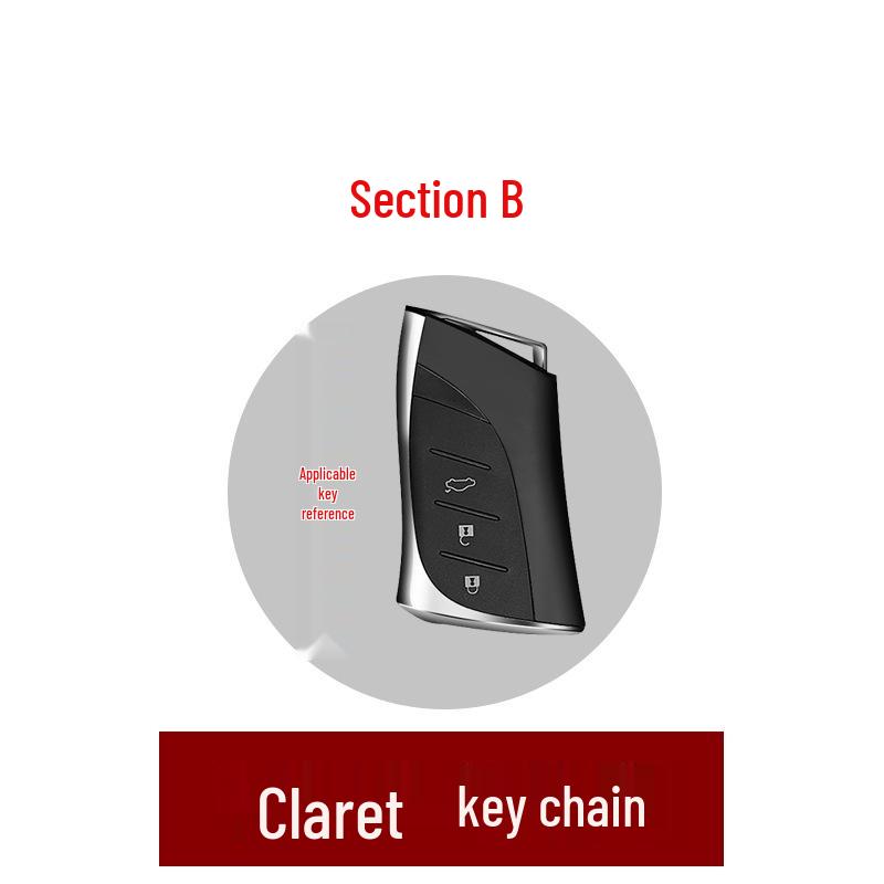 

2022 Lexus RX300/NX200h Key Case - Handmade Genuine Leather Cowhide Key Bag with Buckle