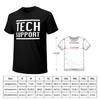 TECH SUPPORT TShirt summer top summer shirt mens big and tall t shirts