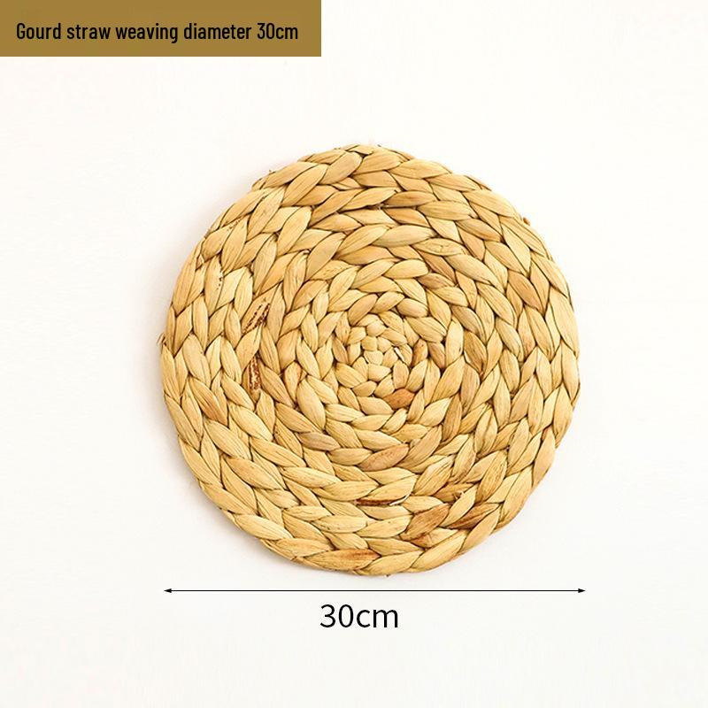 Moroccan Hand-Woven Straw Wall Hanging Decor