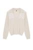 Women's Elegance Style Sweater Stone Embroidery Detailed Knitwear Sweater