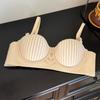 Plus Size Bra Women Ultra Thin Minimizes Large Bust Push Up Non-Sag Sexy Round Cup Fashionable