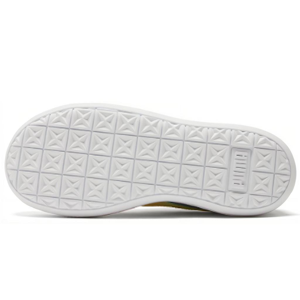 Puma Suede Mayu Lightweight Breathable Platform Low-Top Sneakers Women Sneakers Yellow 382580-02