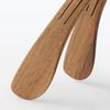 MUJI Acacia Foldable 22cm 83913205 Tongs, Approx. Long,