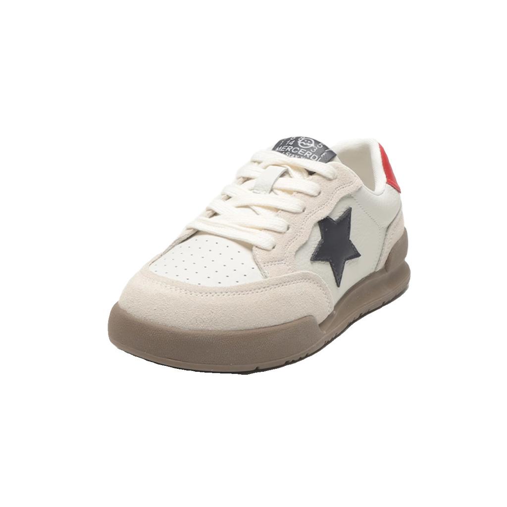 Retro Flat Bottom German Training Shoes Women's Shoes Spring and Summer New Genuine Leather Soft Bottom White Shoes Casual Sneaker Board Shoes