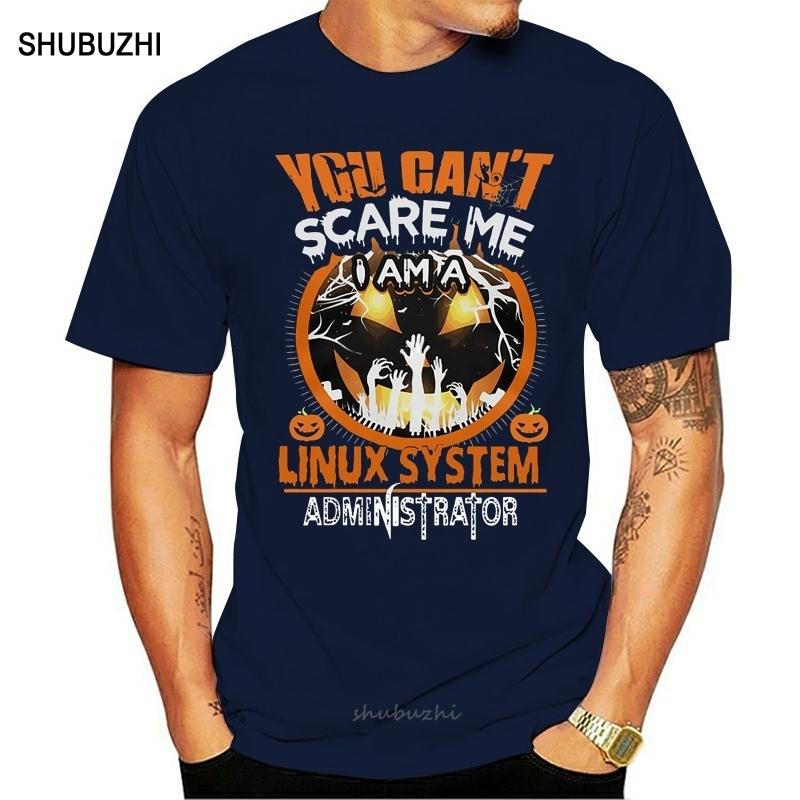 Funny Men T Shirt Women Novelty Tshirt Linux System Administrator Cool T Shirt 012438 S