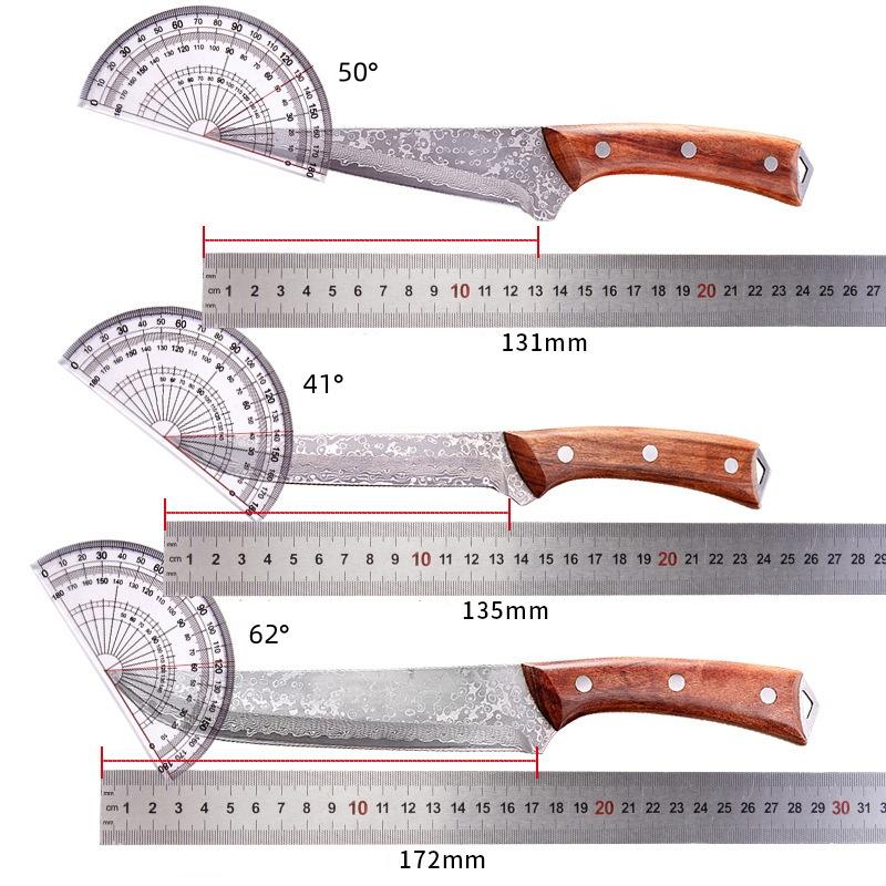 Damascus Steel VG10 Bone Cutting Knife 67 Layers of High Carbon Steel Forged From The Cutting Knife Meat and Fish Cutting Knife