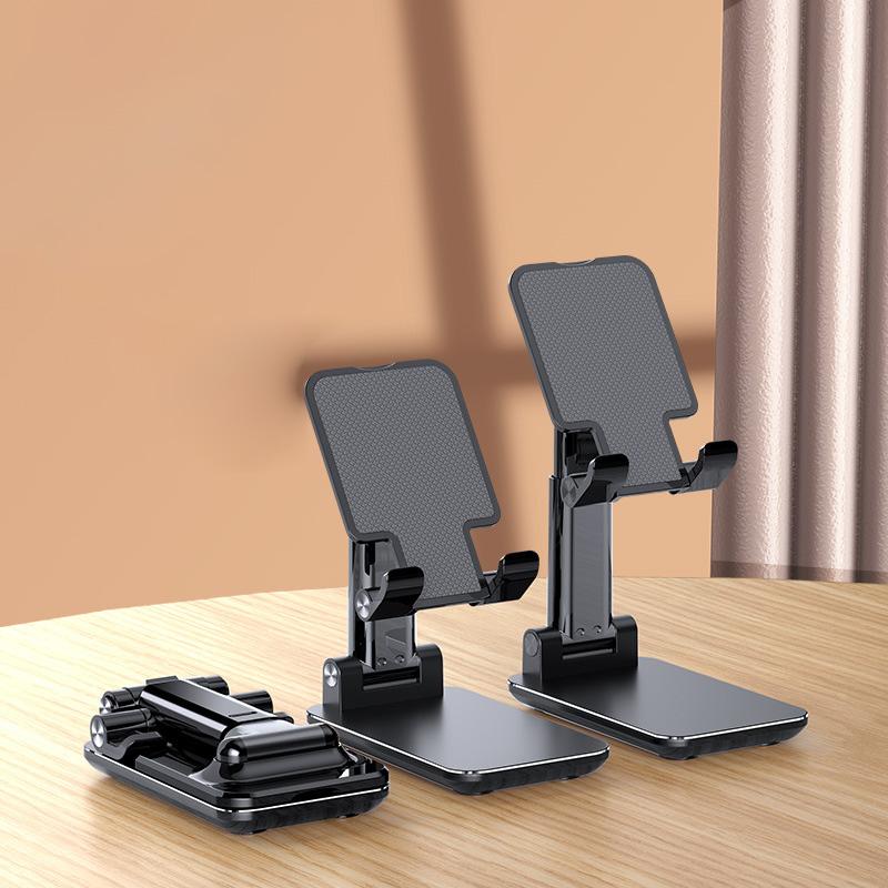Aluminum Alloy Mobile Phone Holder Desktop Tablet Cell Phones Stand чёрный