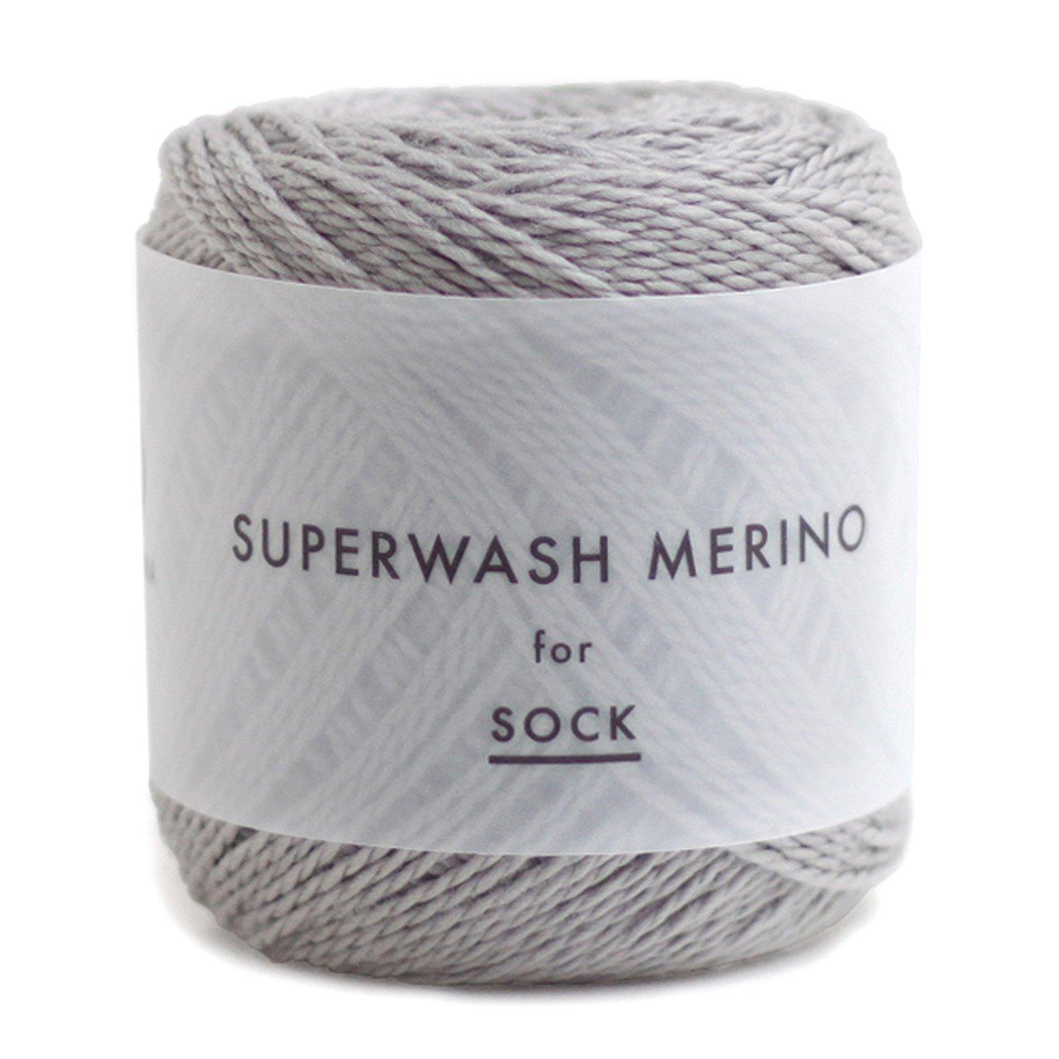 

Yokota Superwash Merino Yarn, Col. 8, Gray, 50g, Approx. 145m, 01-6390