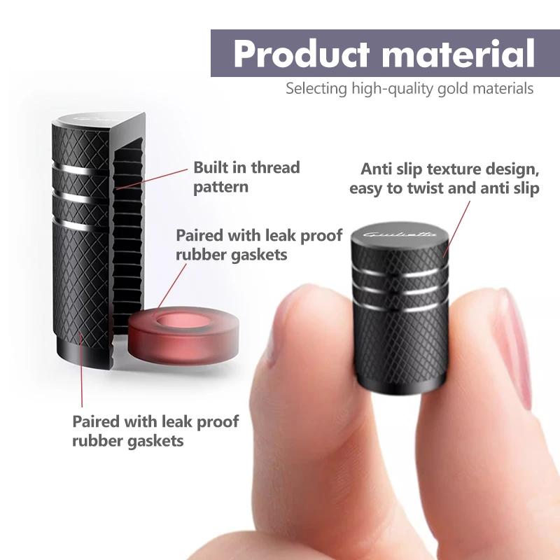 Samolepky na auto Pro Alfa Romeo Pro Alfa Romeo 4ks Krytky ventilků kol pneumatik auta Hliníkové vzduchotěsné kryty Znak Emblem 159 Giulietta Gi