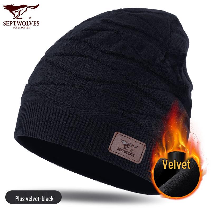 

Septwolves Men s Warm Knitted Beanie