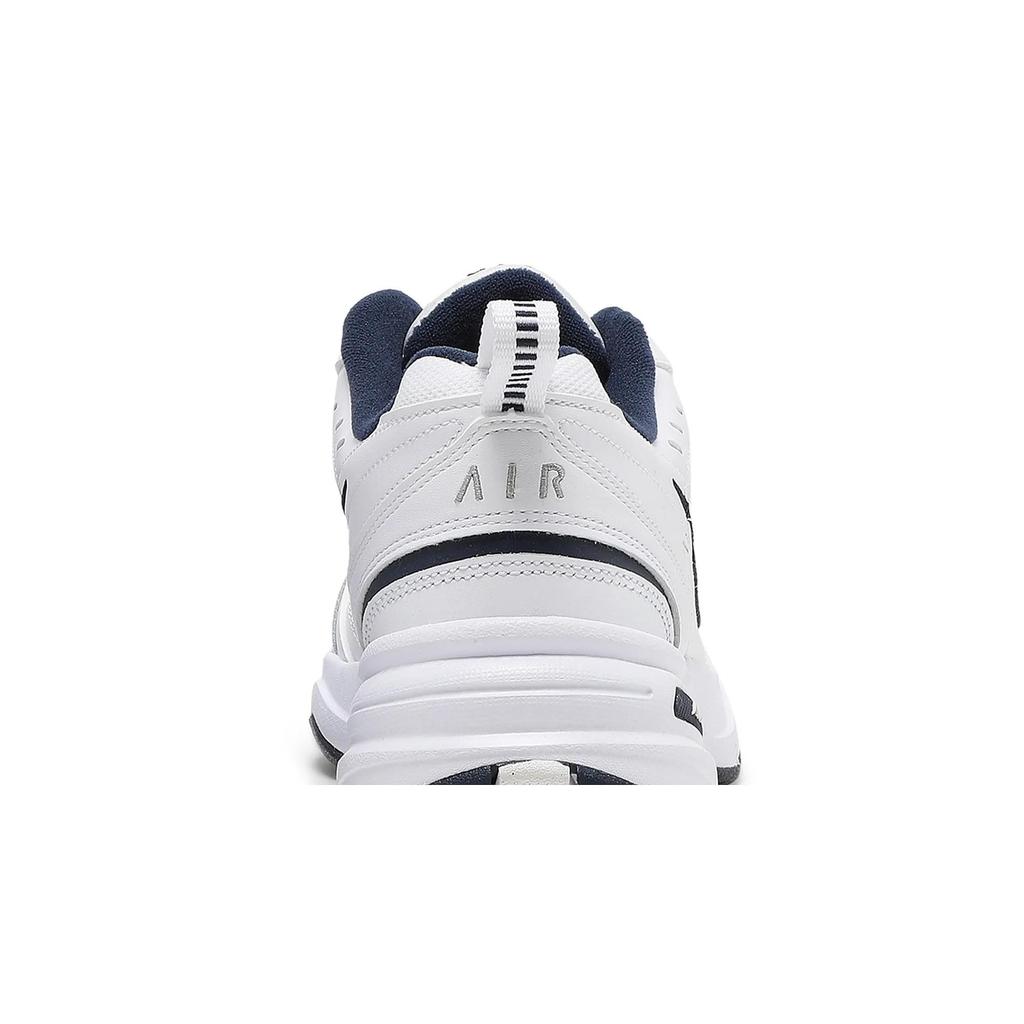 Nike Air Monarch IV 'White Navy' (Unisex) White / Navy Chunky Sneakers 415445 102