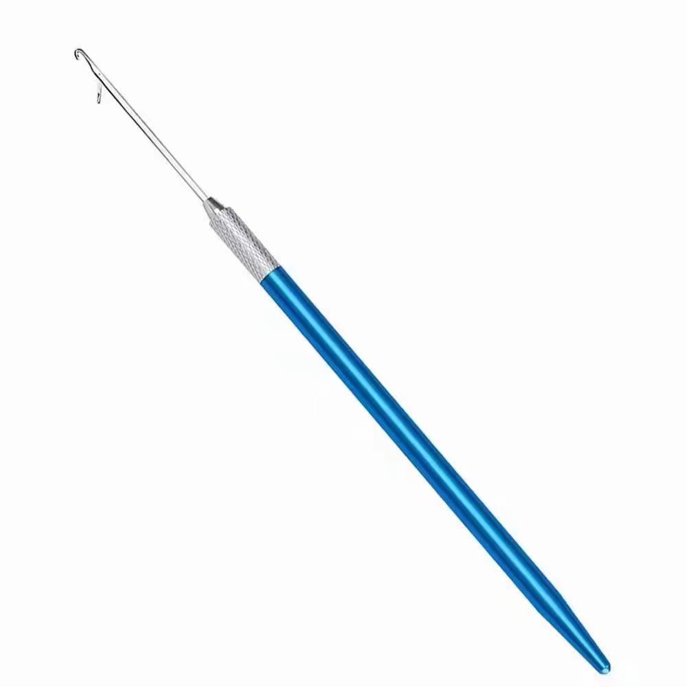 

Спеціальний металевий гачок для нарощування волосся з язичком - Інструмент для перукарів для перук та пір я