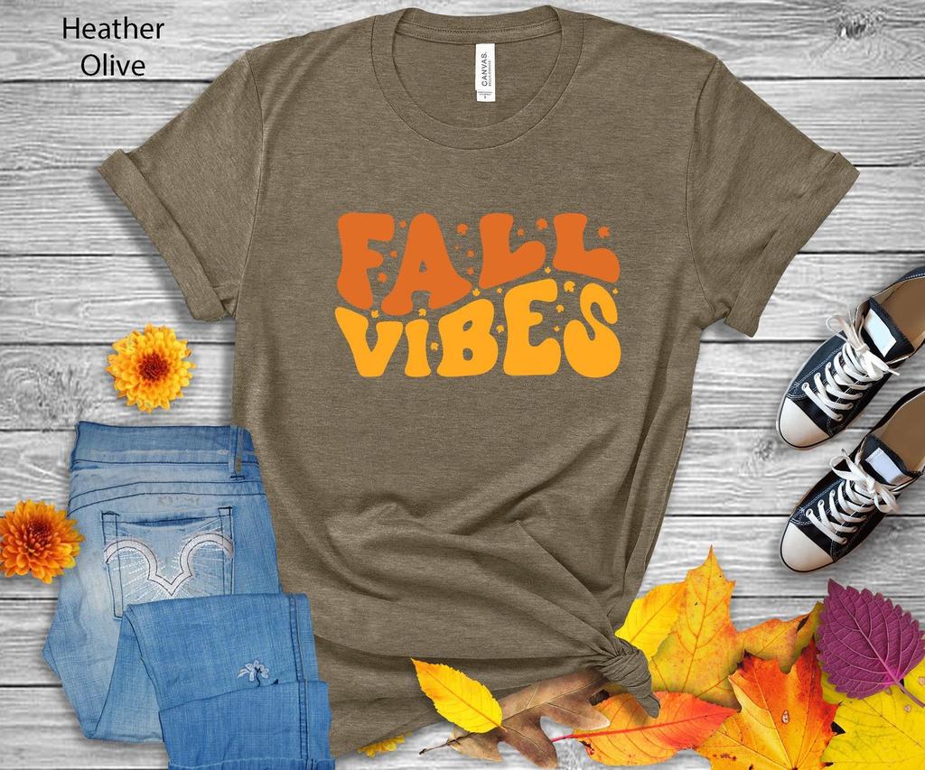Fall Vibes T-Shirt | Autumn Season Women's Tee