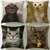 Federa per Cuscino Gatto Classica Morbida e Facile da Lavare – Versatile per Divano, Letto, Viaggio e Ufficio