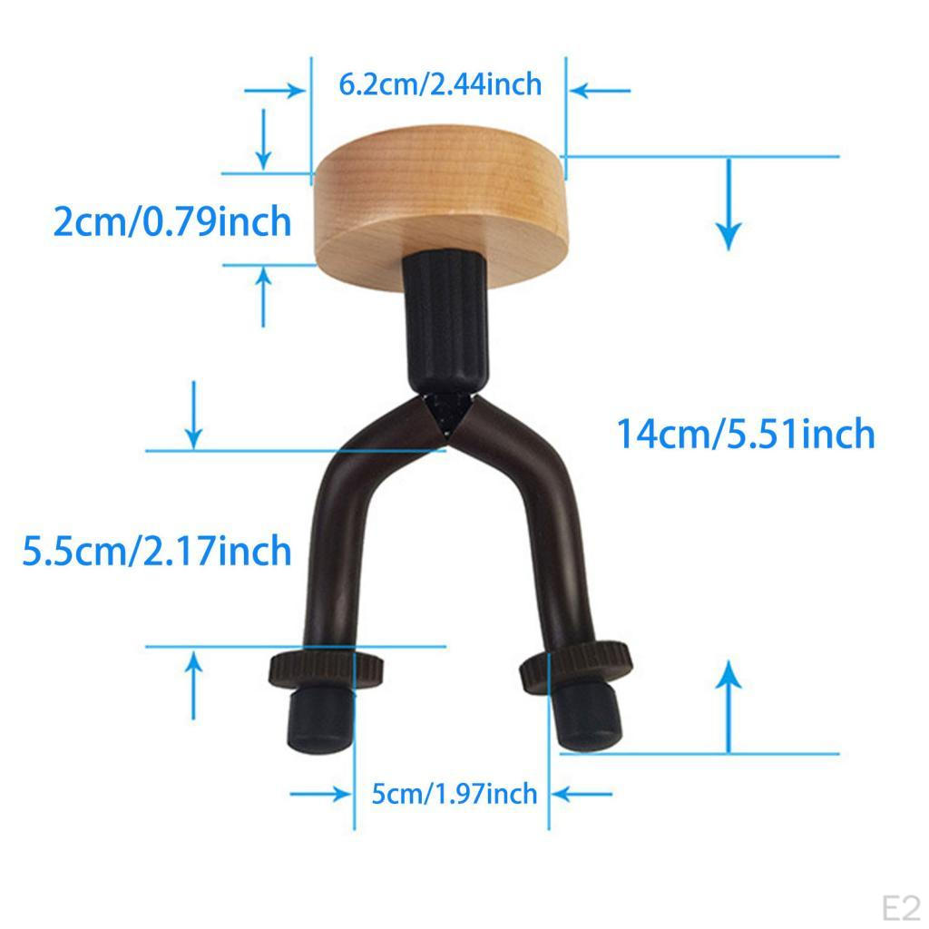 Guitar Wall Mount Hook Wood Hanger String Instrument Holder for Classical Guitars