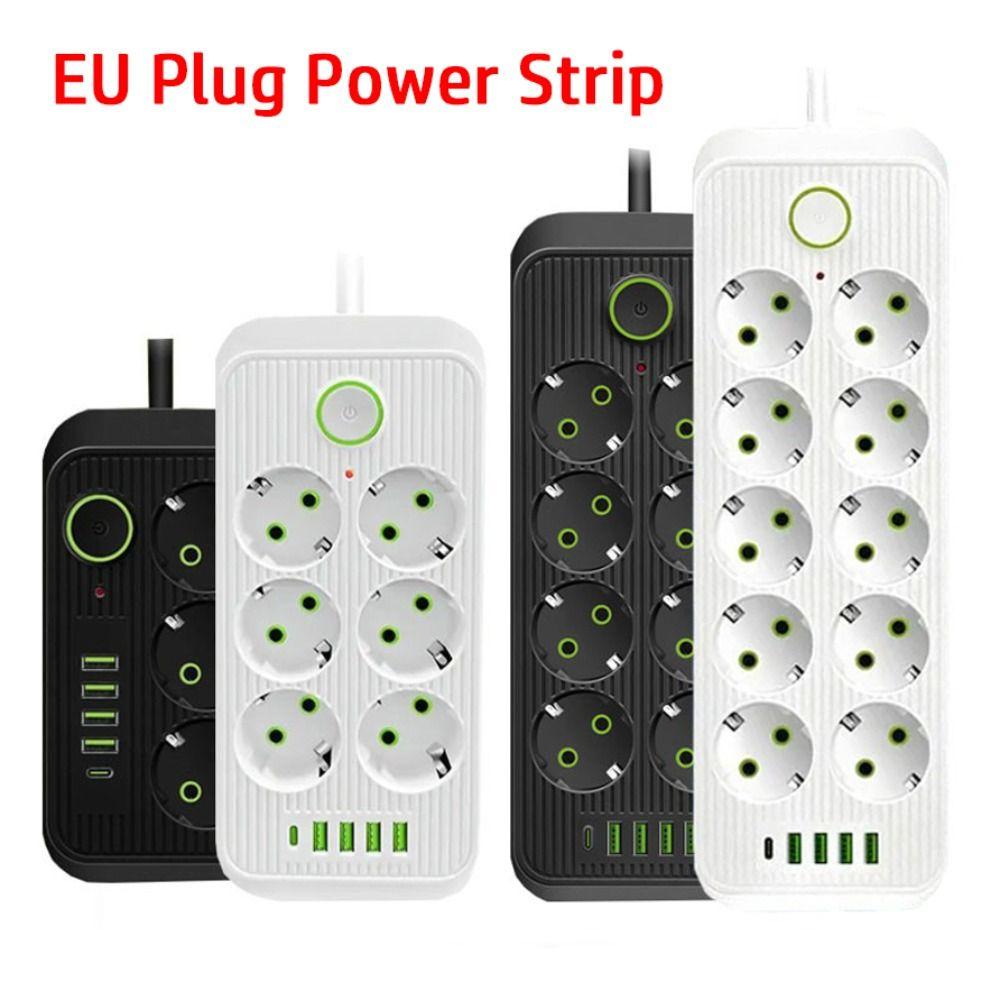 Quick Charge Multitap Socket USB Type C Electrical Power Strip Electrical Socket  AC Power