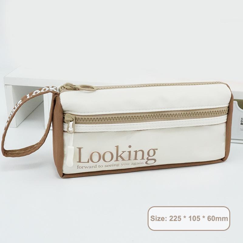 

Simple Transparent Pencil Case Cute Stationery Bag Large Capacity Storage Bag Multifunctional Pencil Case School Supplies