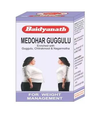 Medohar Guggul (120 Tabs, 700 Mg), Medohar Guggulu,