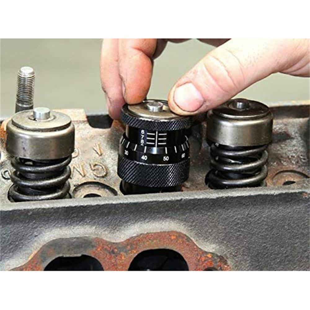 1 Pc Universal Valve Spring Height Micrometer Measurer Seated Tool Metal Black