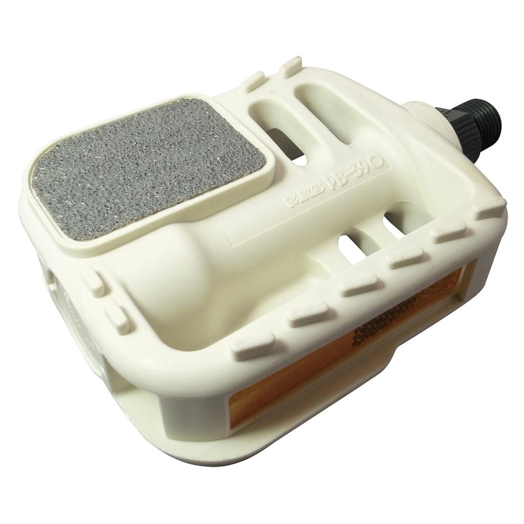 MKS Bicycle Pedal White (Mikashima Seisakusho) PB-390
