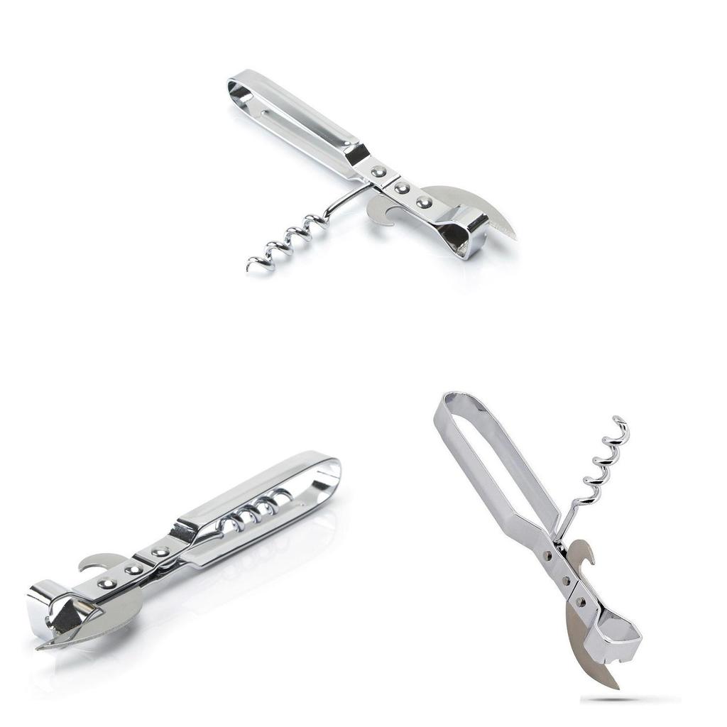 Stainless Steel Multifunction Bottle Opener With Can And Beer Bottle Opening For Home And Gift Use