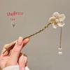 Elegant Retro Tassel Hairpin for Hanfu Updo - Women's Chinese Style Metal Hair Clip
