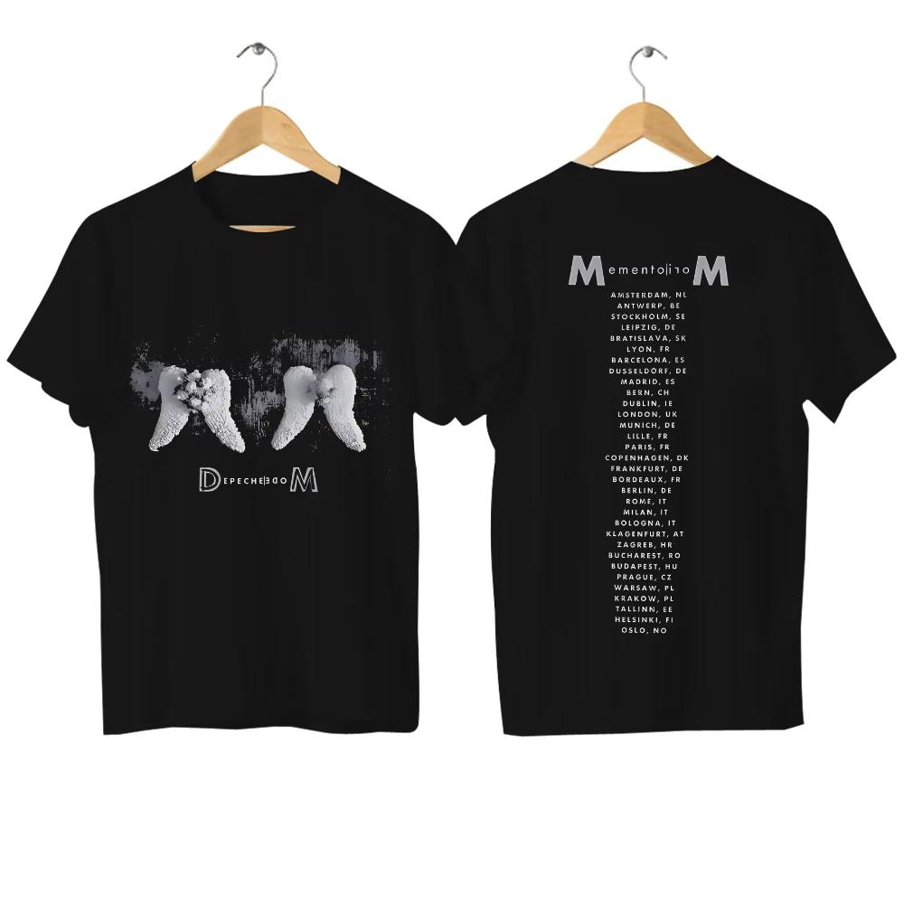 

2025 Men Women T Shirt Casual Depeche Negative Skull Mode Cotton T-shirt Graphic Oversized Sport Tops Clothing Streetwear Tops M
