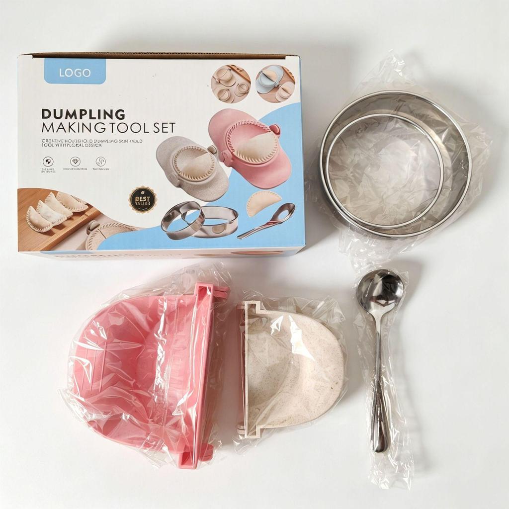 Manual Dumpling Mold - Large Size Handmade Dumpling Maker for Wrapping and Pinching Dumpling Skins