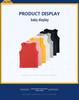 27kids Korean Style 2024 Summer Plain Vest T-shirt for Kids - No Pattern