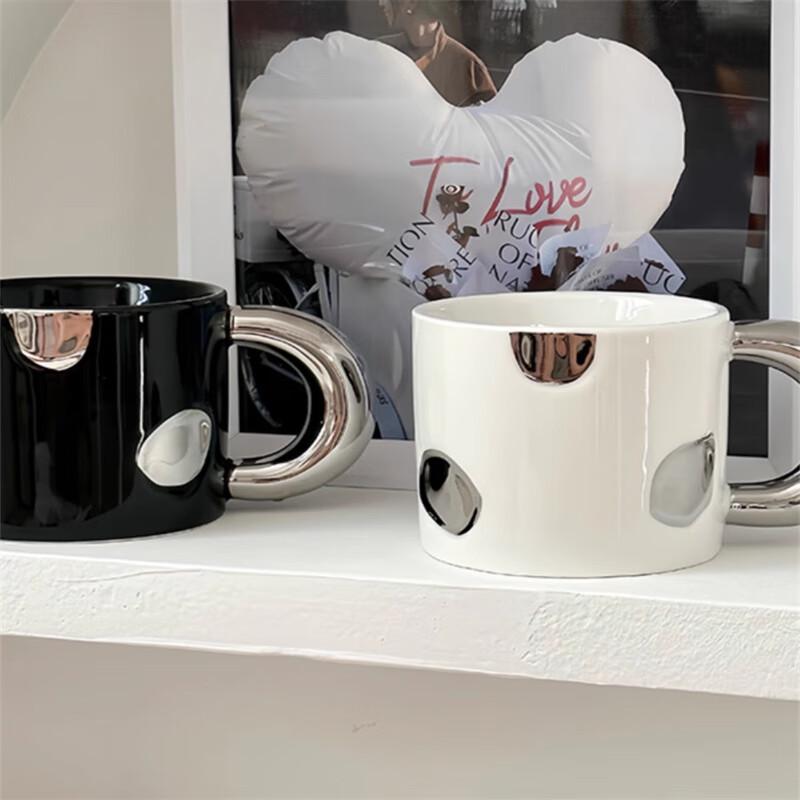 Taozhi High-End Ceramic Couple Mug